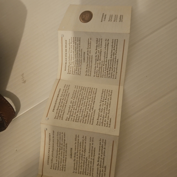 VintageThe Bridge Italy Genuine Leather Backpack - Picture 12 of 15